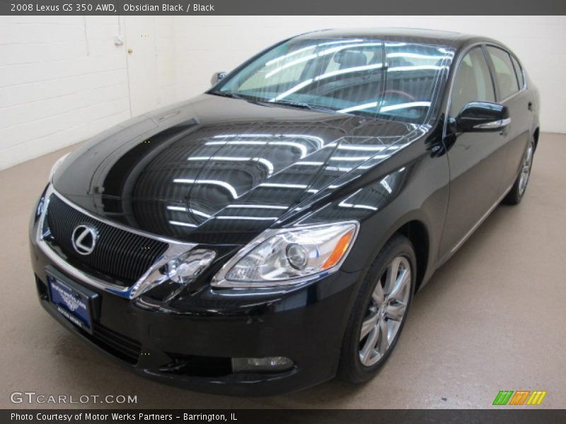 Obsidian Black / Black 2008 Lexus GS 350 AWD