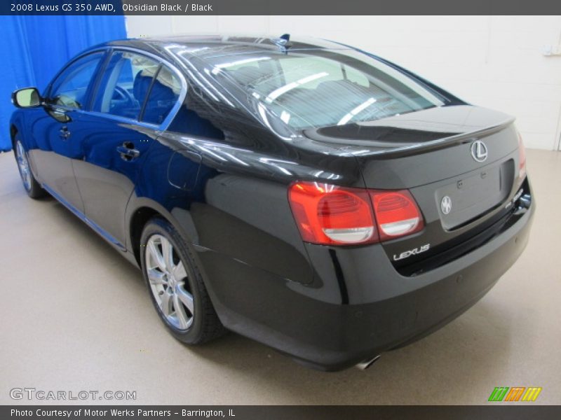 Obsidian Black / Black 2008 Lexus GS 350 AWD
