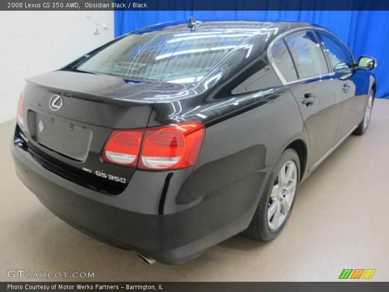 Obsidian Black / Black 2008 Lexus GS 350 AWD