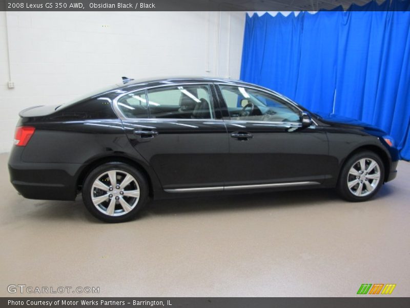 Obsidian Black / Black 2008 Lexus GS 350 AWD