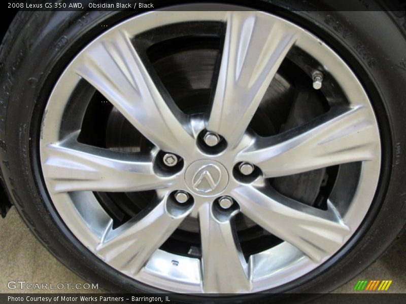 Obsidian Black / Black 2008 Lexus GS 350 AWD