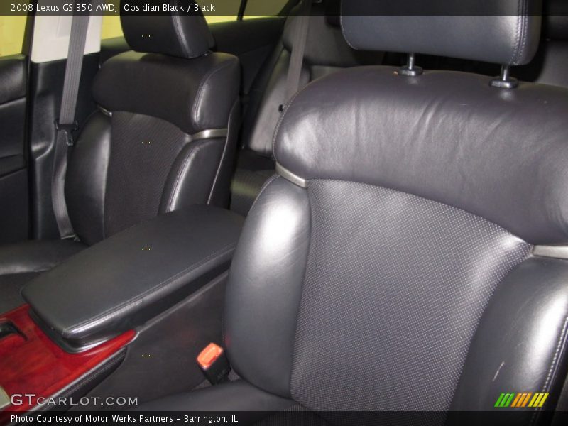 Obsidian Black / Black 2008 Lexus GS 350 AWD
