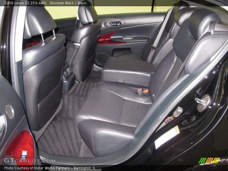 Obsidian Black / Black 2008 Lexus GS 350 AWD