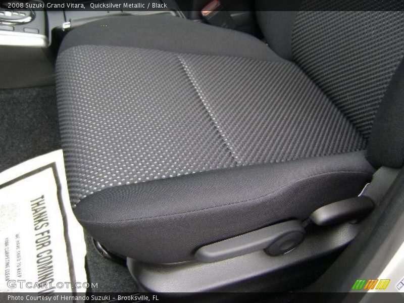 Quicksilver Metallic / Black 2008 Suzuki Grand Vitara