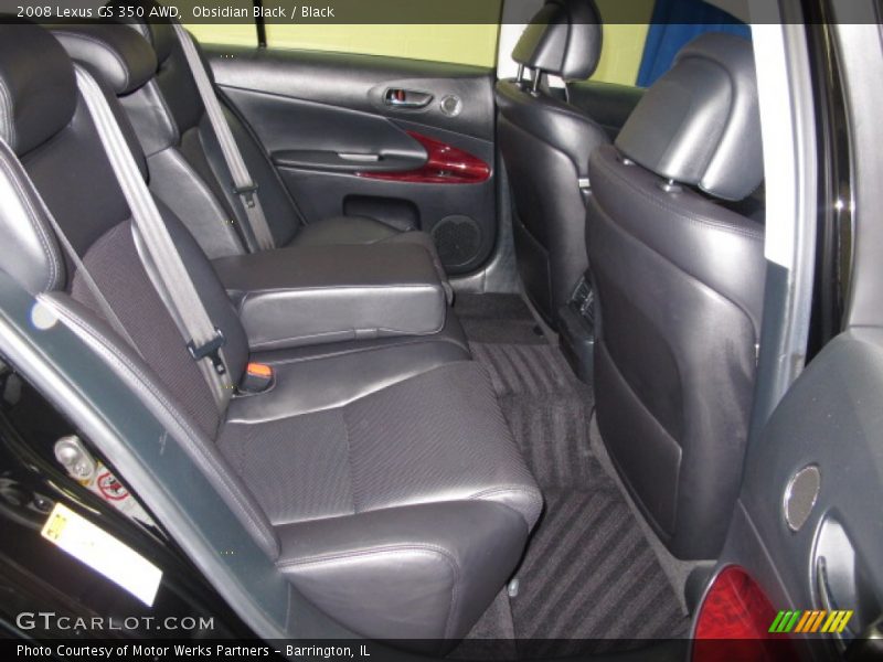 Obsidian Black / Black 2008 Lexus GS 350 AWD