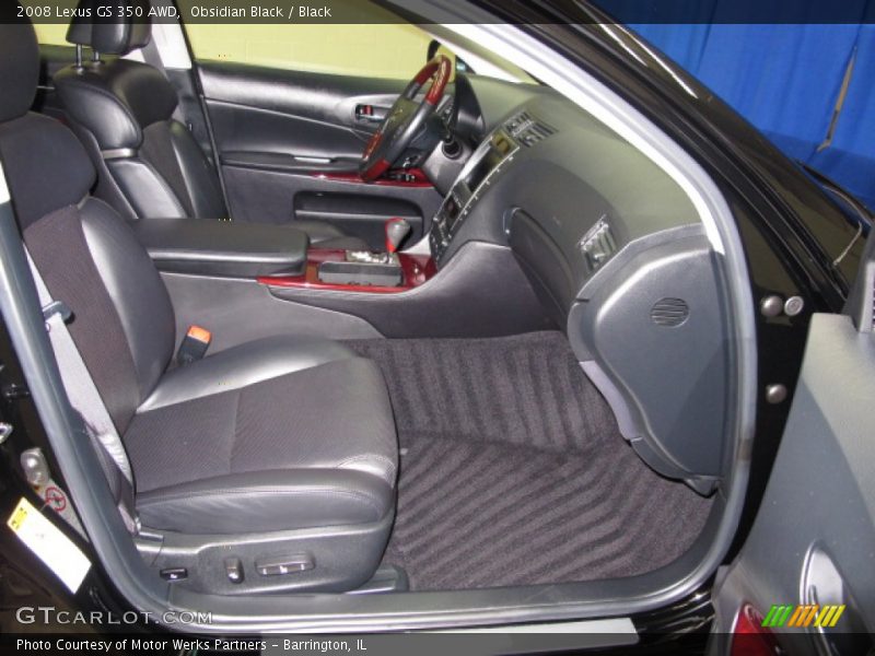 Obsidian Black / Black 2008 Lexus GS 350 AWD