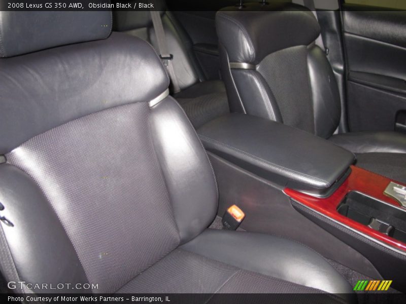 Obsidian Black / Black 2008 Lexus GS 350 AWD