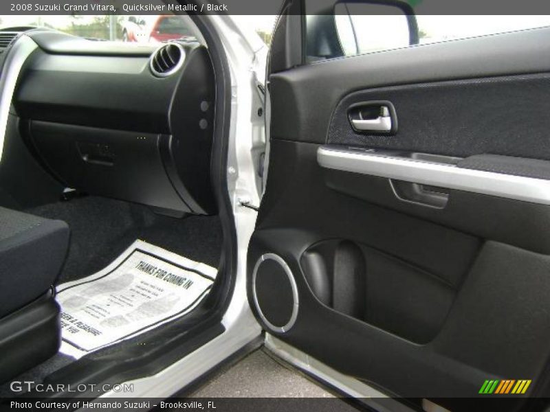 Quicksilver Metallic / Black 2008 Suzuki Grand Vitara