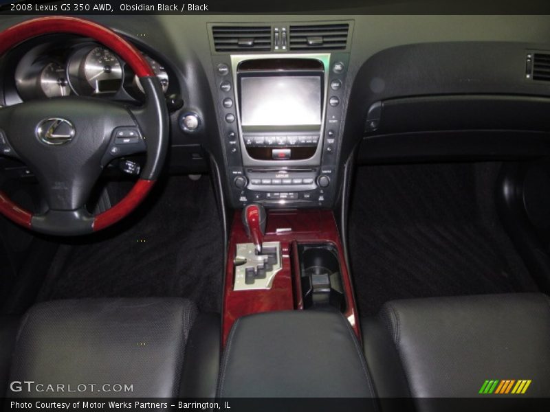 Obsidian Black / Black 2008 Lexus GS 350 AWD
