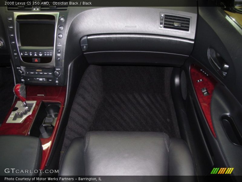 Obsidian Black / Black 2008 Lexus GS 350 AWD