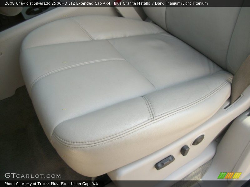 Blue Granite Metallic / Dark Titanium/Light Titanium 2008 Chevrolet Silverado 2500HD LTZ Extended Cab 4x4