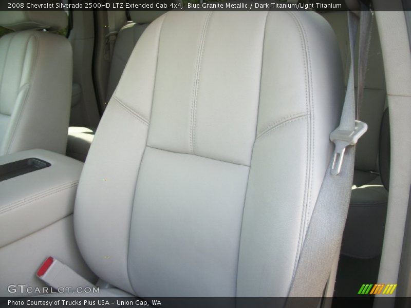 Blue Granite Metallic / Dark Titanium/Light Titanium 2008 Chevrolet Silverado 2500HD LTZ Extended Cab 4x4