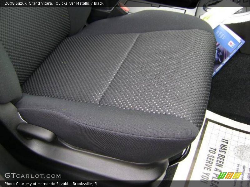 Quicksilver Metallic / Black 2008 Suzuki Grand Vitara