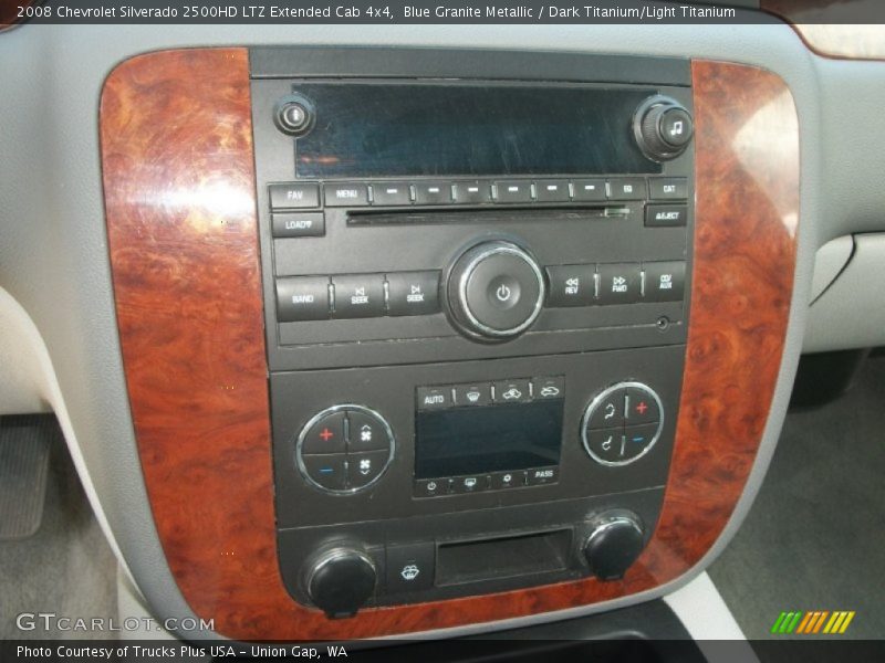 Blue Granite Metallic / Dark Titanium/Light Titanium 2008 Chevrolet Silverado 2500HD LTZ Extended Cab 4x4