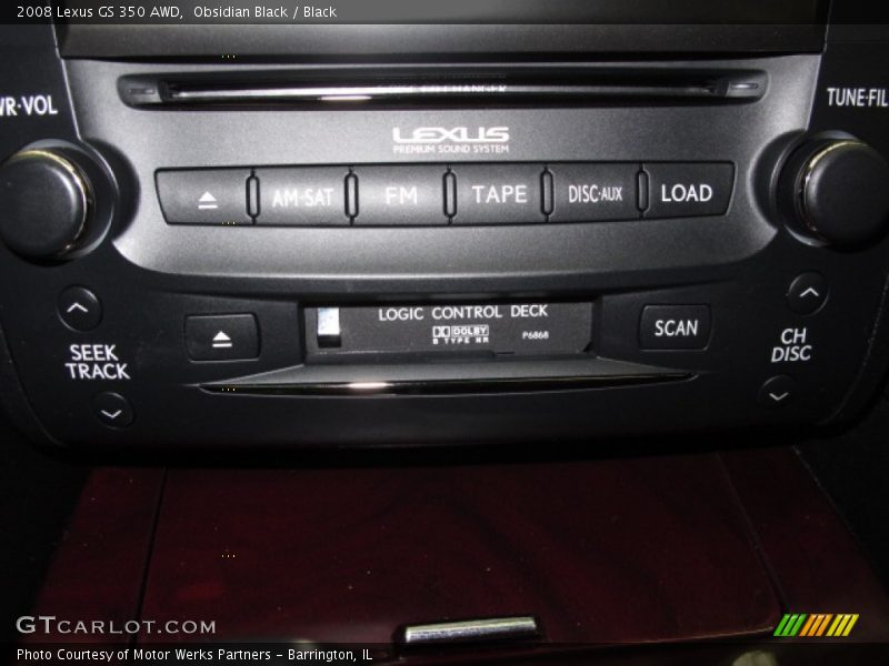 Obsidian Black / Black 2008 Lexus GS 350 AWD