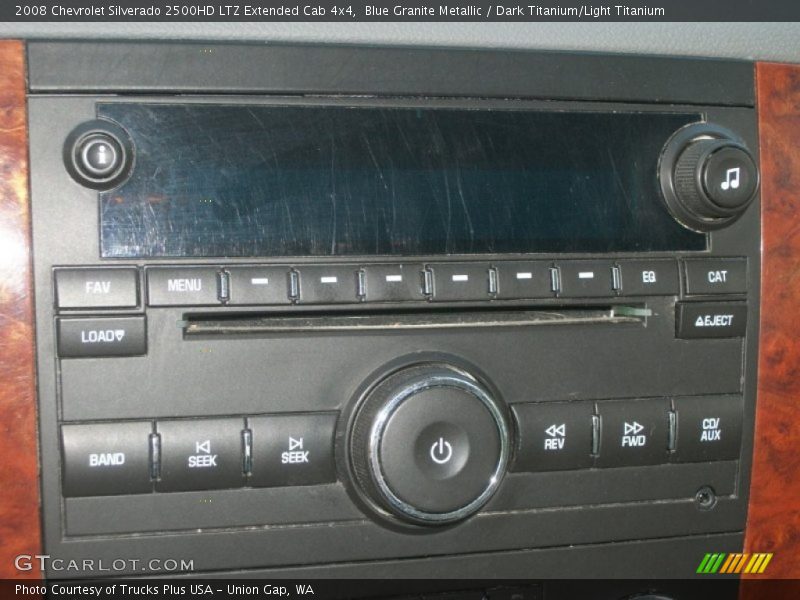 Blue Granite Metallic / Dark Titanium/Light Titanium 2008 Chevrolet Silverado 2500HD LTZ Extended Cab 4x4