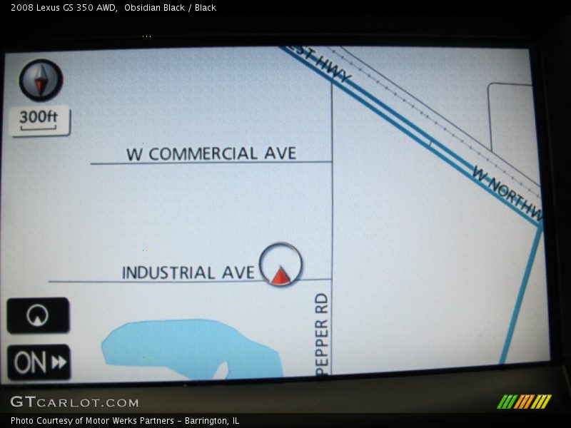 Obsidian Black / Black 2008 Lexus GS 350 AWD
