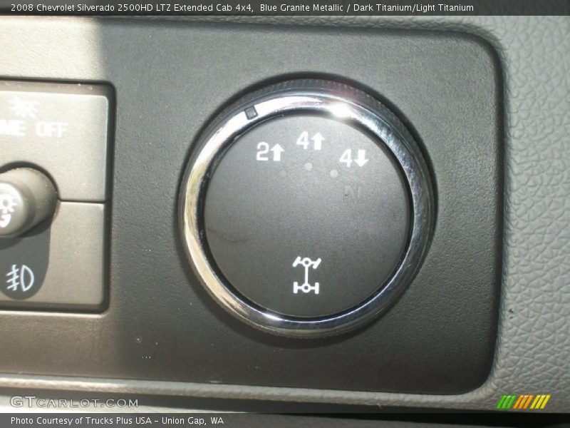 Blue Granite Metallic / Dark Titanium/Light Titanium 2008 Chevrolet Silverado 2500HD LTZ Extended Cab 4x4