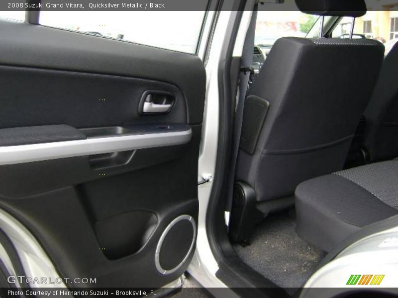 Quicksilver Metallic / Black 2008 Suzuki Grand Vitara
