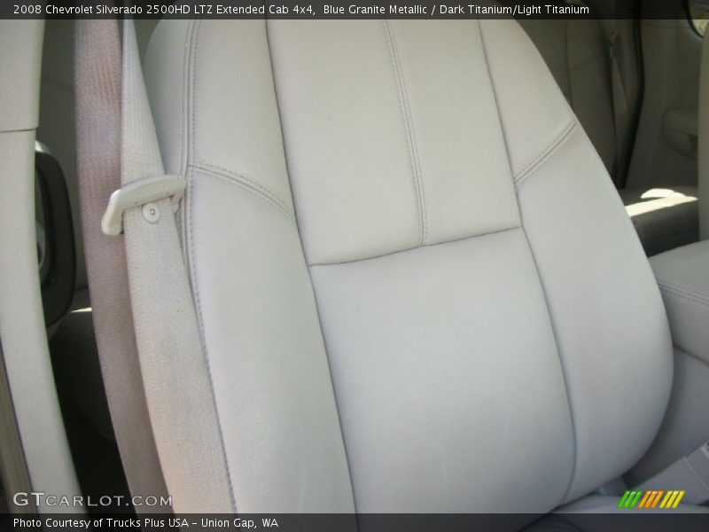 Blue Granite Metallic / Dark Titanium/Light Titanium 2008 Chevrolet Silverado 2500HD LTZ Extended Cab 4x4
