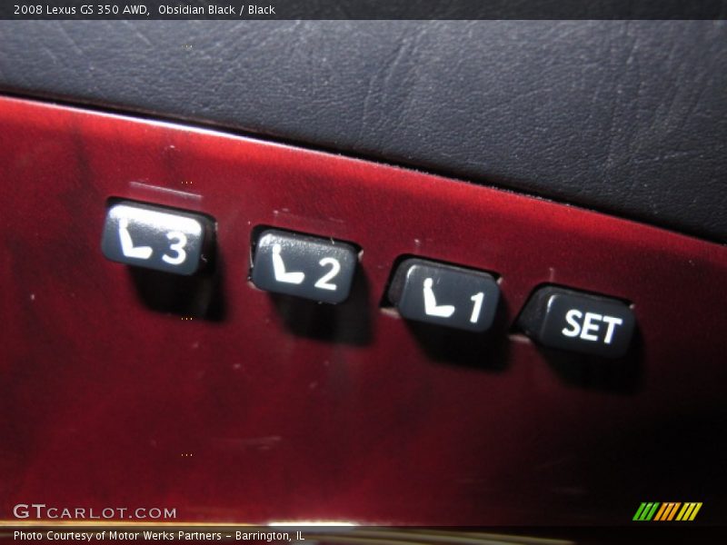 Obsidian Black / Black 2008 Lexus GS 350 AWD