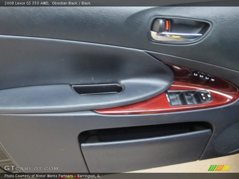 Obsidian Black / Black 2008 Lexus GS 350 AWD