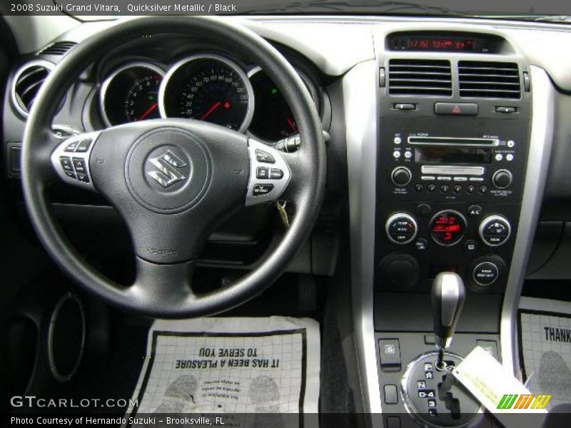 Quicksilver Metallic / Black 2008 Suzuki Grand Vitara