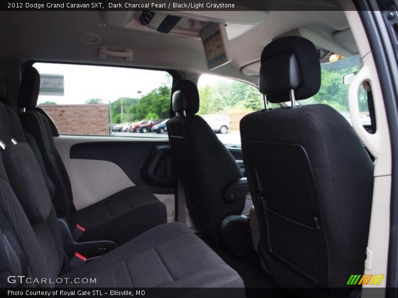 Dark Charcoal Pearl / Black/Light Graystone 2012 Dodge Grand Caravan SXT