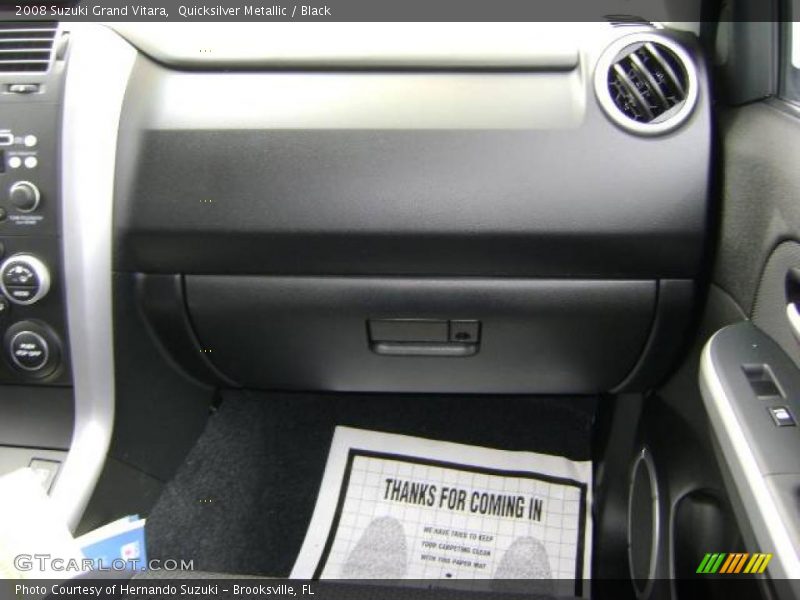 Quicksilver Metallic / Black 2008 Suzuki Grand Vitara