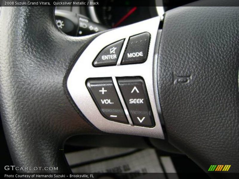 Quicksilver Metallic / Black 2008 Suzuki Grand Vitara