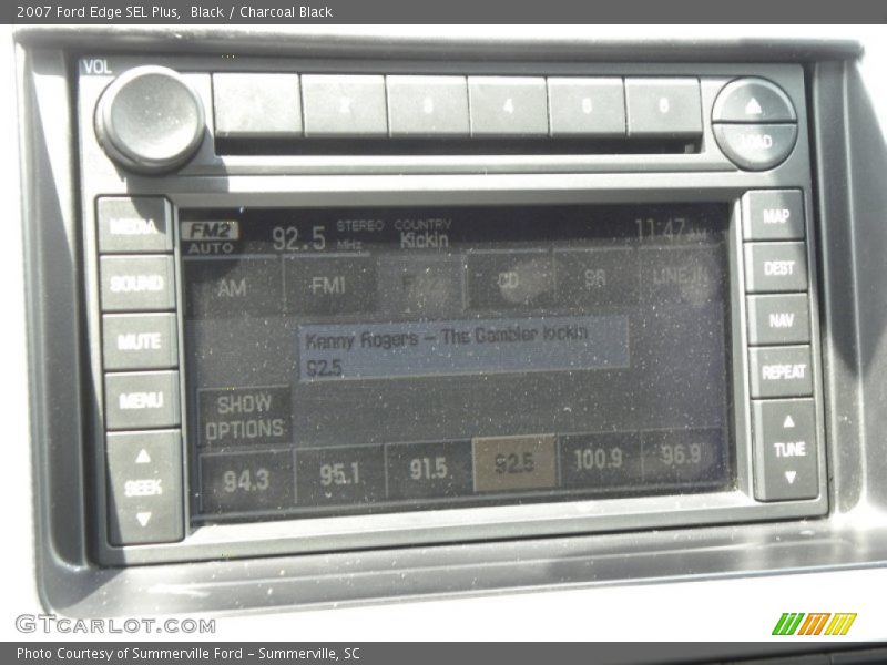 Black / Charcoal Black 2007 Ford Edge SEL Plus
