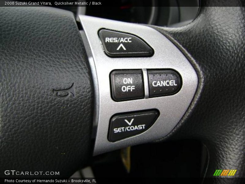 Quicksilver Metallic / Black 2008 Suzuki Grand Vitara