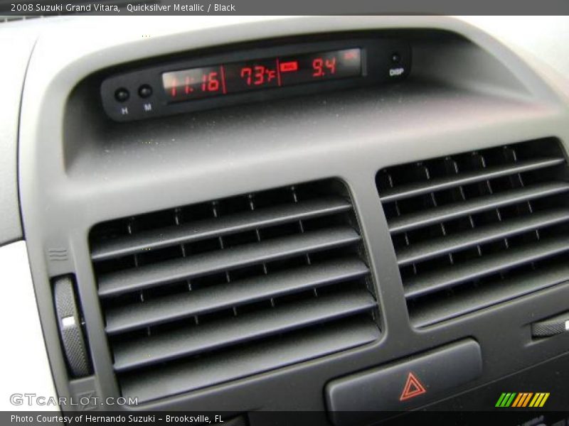 Quicksilver Metallic / Black 2008 Suzuki Grand Vitara