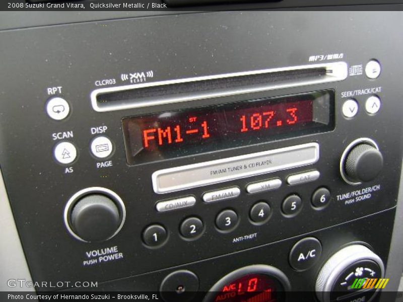 Quicksilver Metallic / Black 2008 Suzuki Grand Vitara