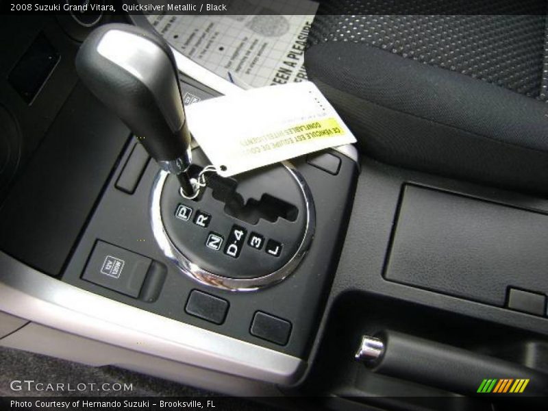 Quicksilver Metallic / Black 2008 Suzuki Grand Vitara
