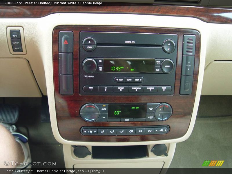 Vibrant White / Pebble Beige 2006 Ford Freestar Limited