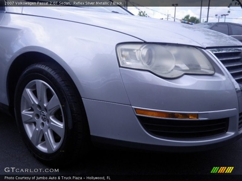 Reflex Silver Metallic / Black 2007 Volkswagen Passat 2.0T Sedan