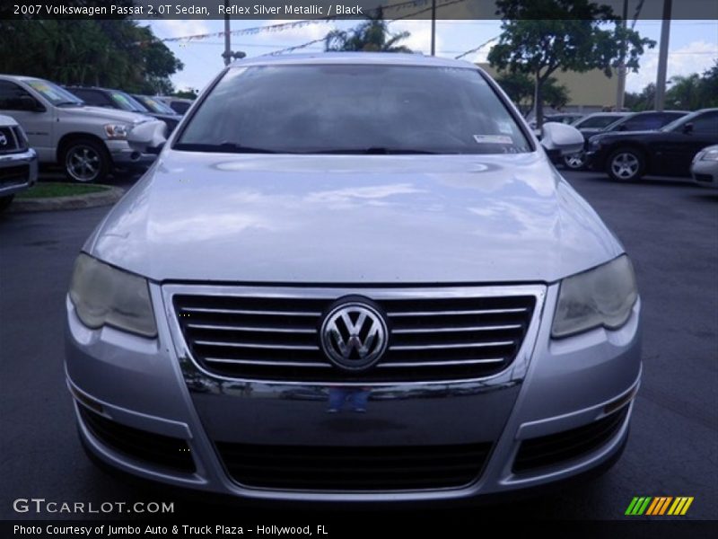 Reflex Silver Metallic / Black 2007 Volkswagen Passat 2.0T Sedan