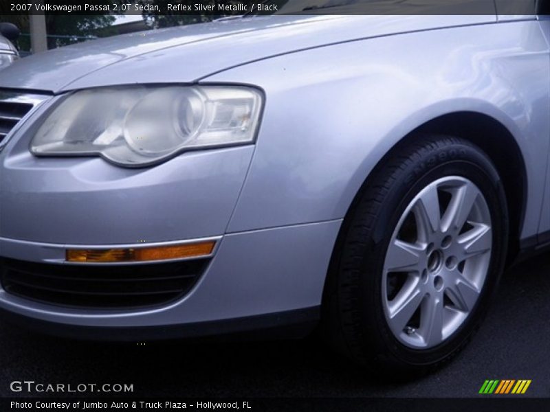 Reflex Silver Metallic / Black 2007 Volkswagen Passat 2.0T Sedan