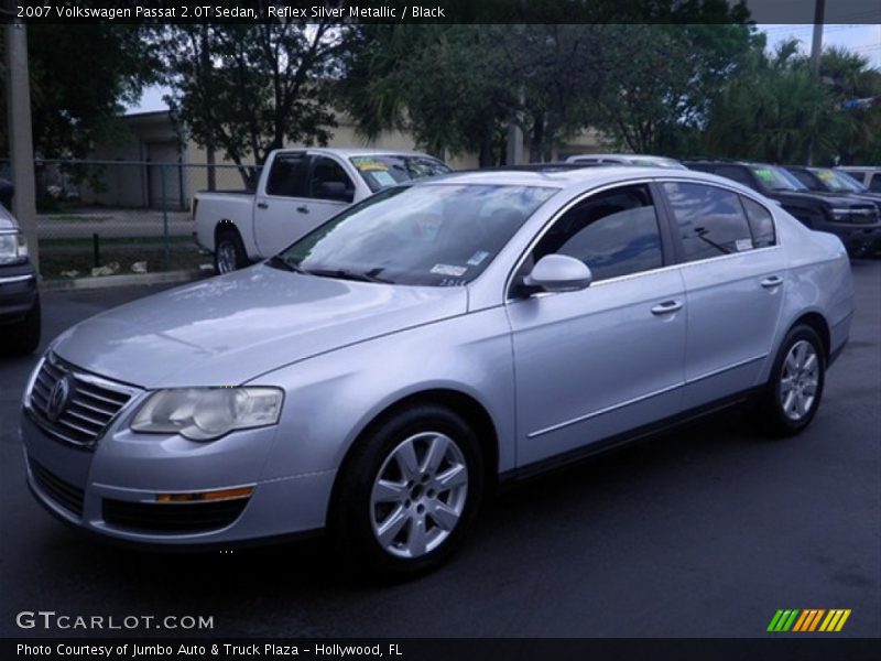 Reflex Silver Metallic / Black 2007 Volkswagen Passat 2.0T Sedan