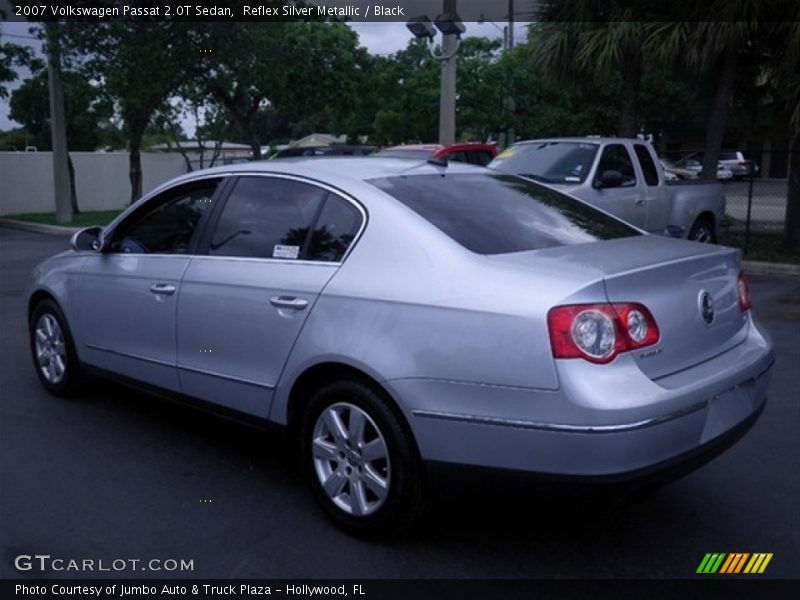 Reflex Silver Metallic / Black 2007 Volkswagen Passat 2.0T Sedan