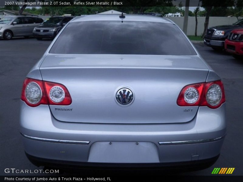 Reflex Silver Metallic / Black 2007 Volkswagen Passat 2.0T Sedan