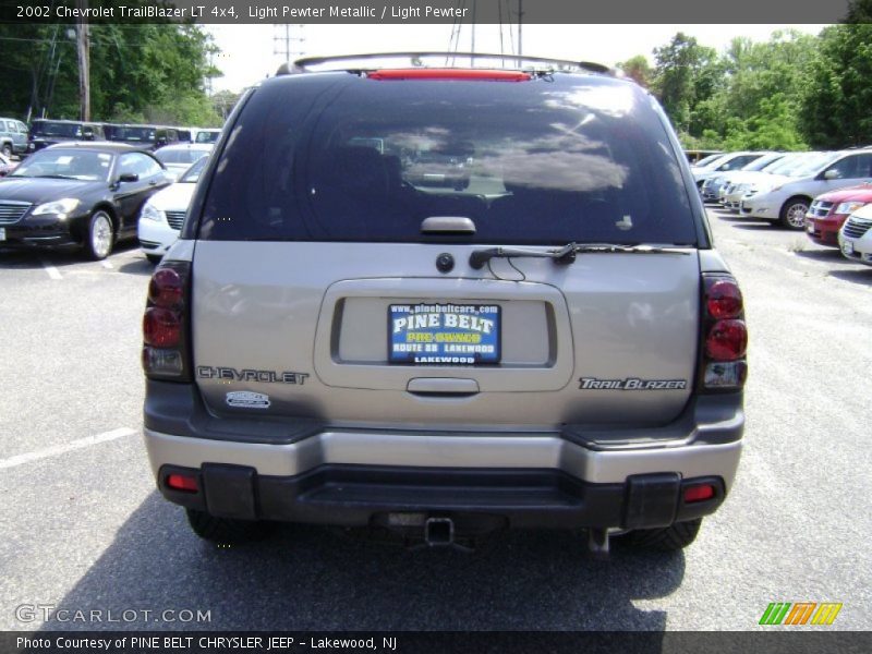 Light Pewter Metallic / Light Pewter 2002 Chevrolet TrailBlazer LT 4x4