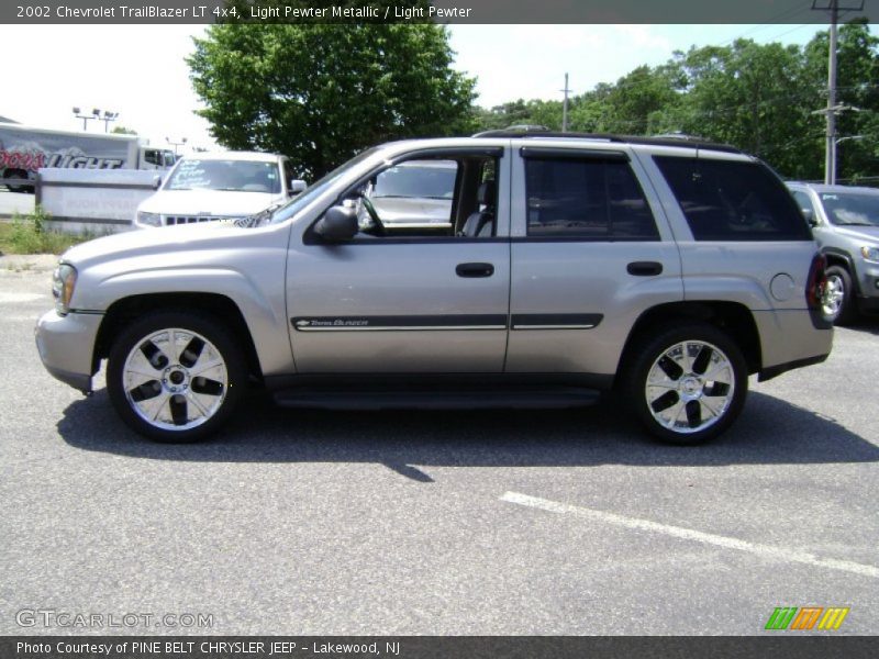 Light Pewter Metallic / Light Pewter 2002 Chevrolet TrailBlazer LT 4x4