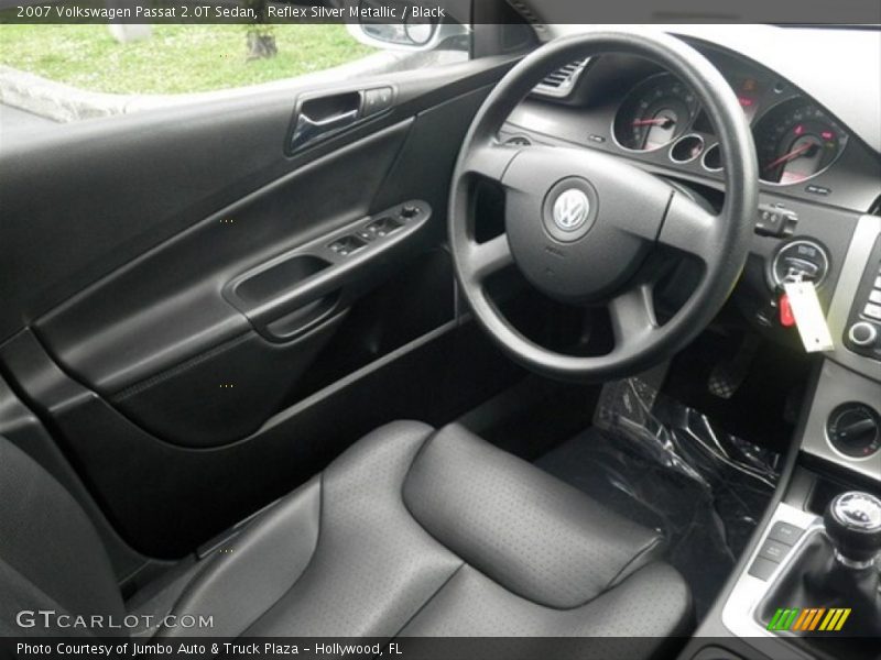 Reflex Silver Metallic / Black 2007 Volkswagen Passat 2.0T Sedan