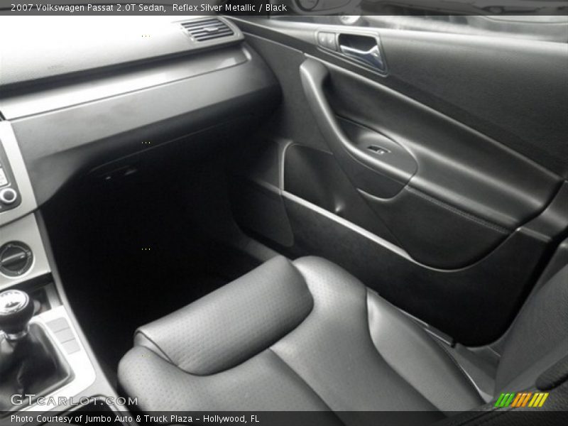 Reflex Silver Metallic / Black 2007 Volkswagen Passat 2.0T Sedan