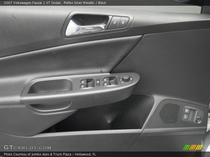 Reflex Silver Metallic / Black 2007 Volkswagen Passat 2.0T Sedan