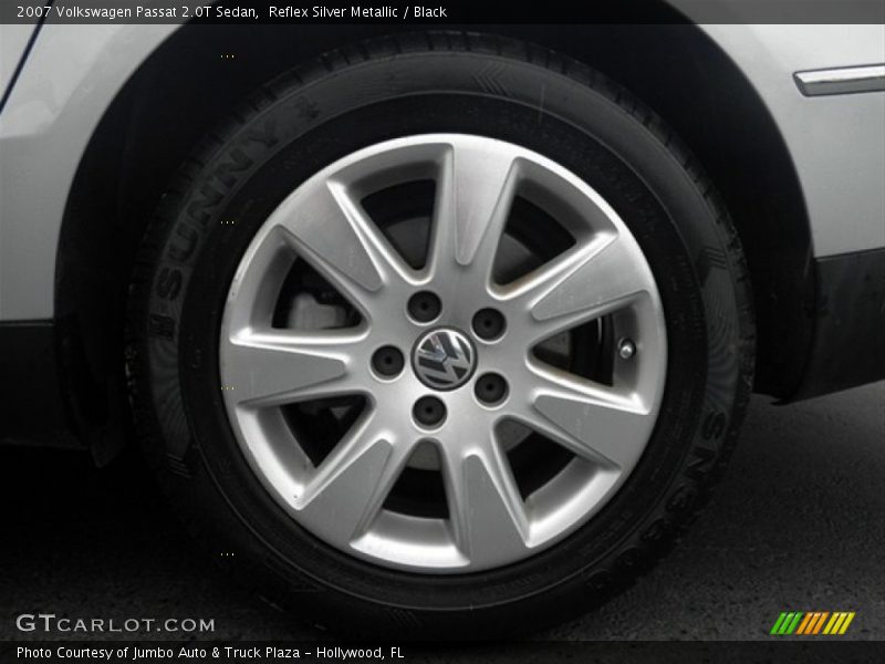 Reflex Silver Metallic / Black 2007 Volkswagen Passat 2.0T Sedan