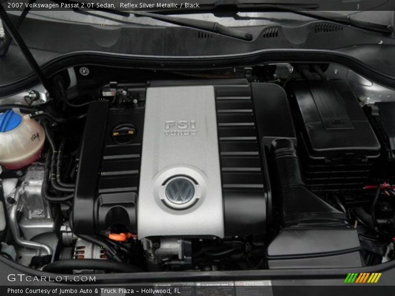 Reflex Silver Metallic / Black 2007 Volkswagen Passat 2.0T Sedan