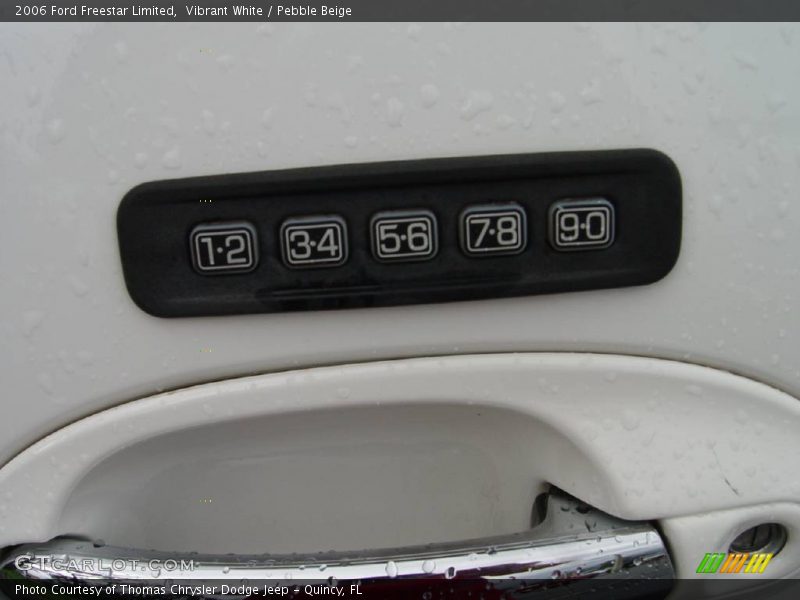 Vibrant White / Pebble Beige 2006 Ford Freestar Limited